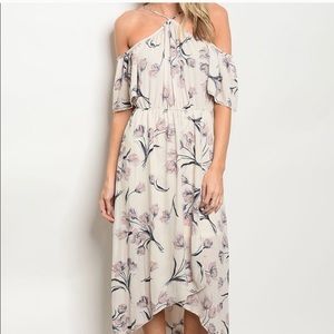 Floral Halter Dress